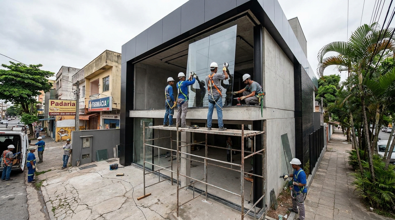 Fachadas para Lojas e Empresas em Vitória‑ES