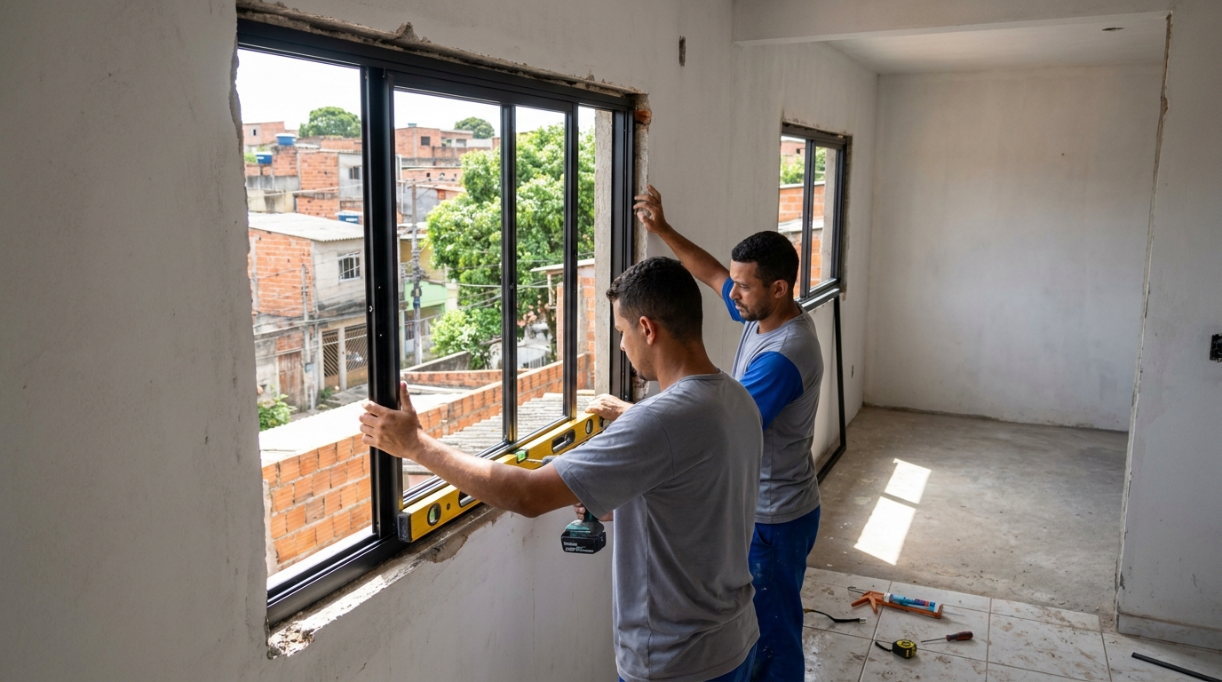 Produção de Portas e Janelas em Vitória‑ES