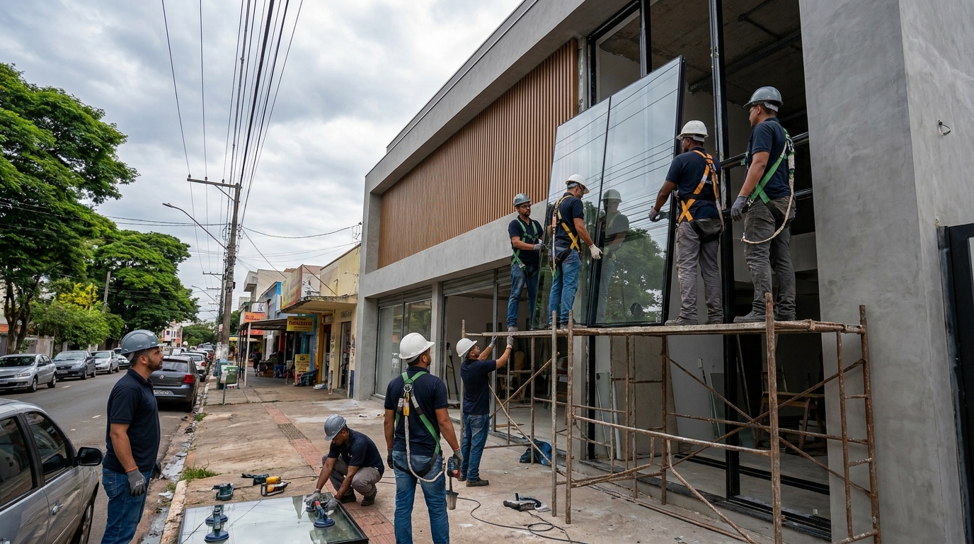 Fachada de Vidro em Vitória‑ES