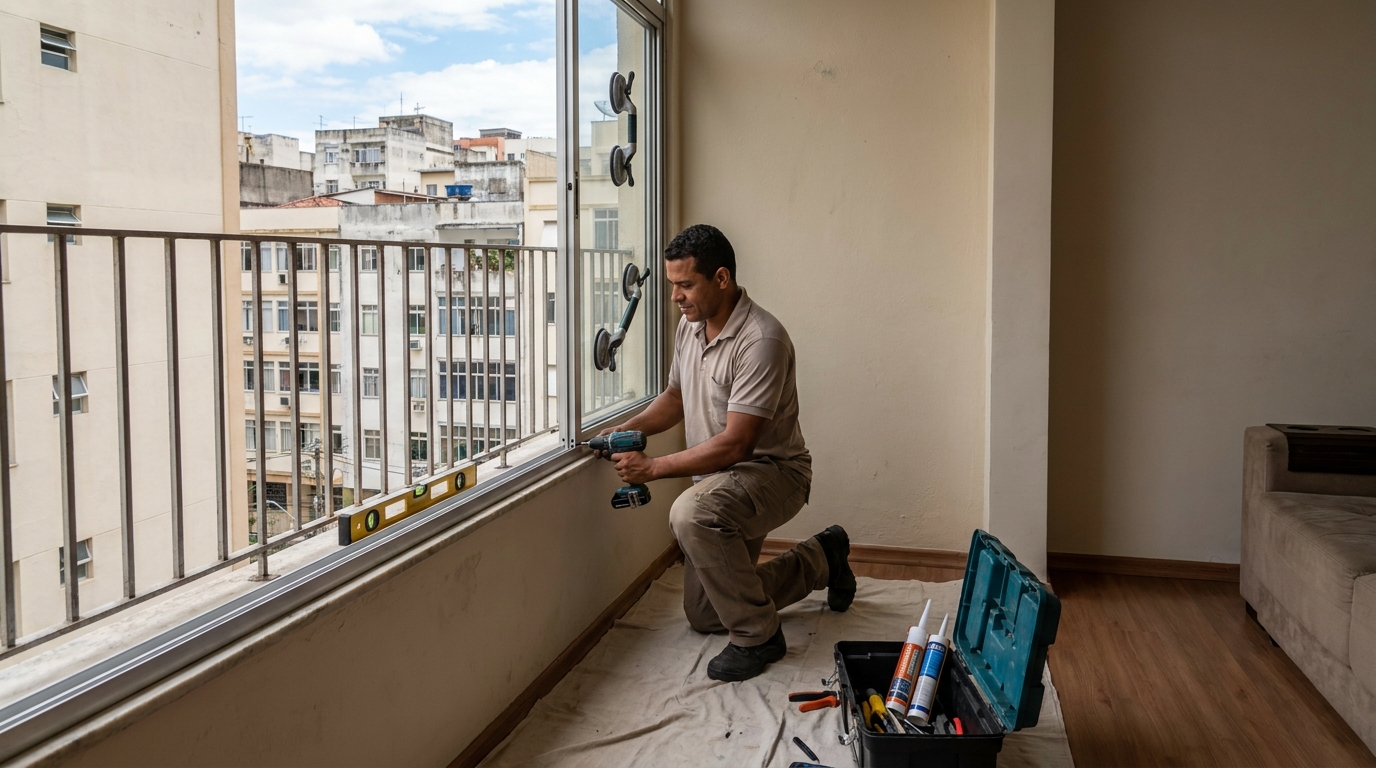 Janelas de Vidro em Vitória‑ES