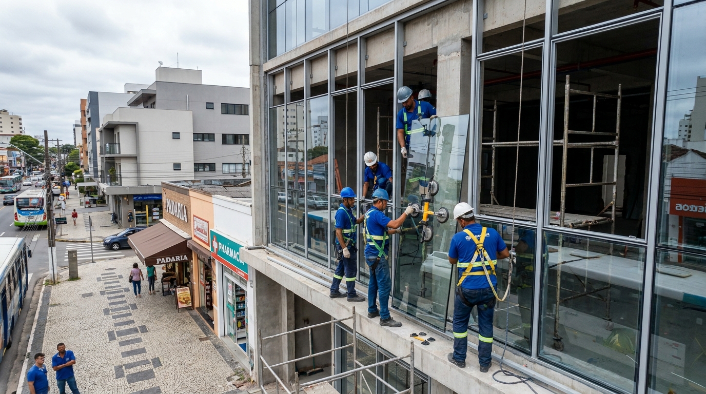 Fachada de Vidro em Vitória‑ES
